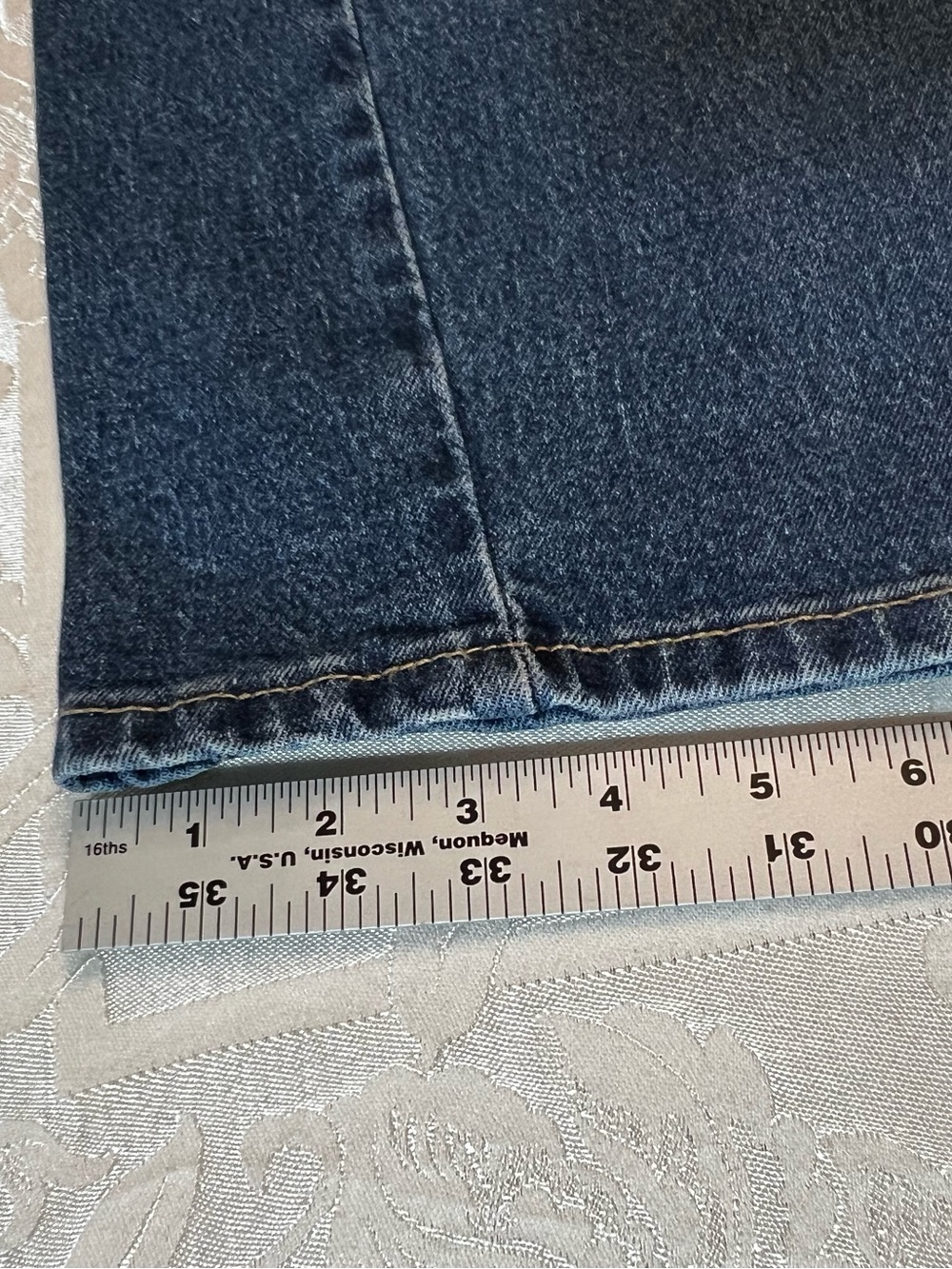 Dark Blue Barrel Size 16 Denim Jeans NWT - Picture 2 of 10